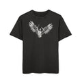 Schwarzes Herren Oversize T-Shirt – Zyzz Pump Cover Flügel-Grafik „We're All Gonna Make It Brah“