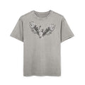 Graues Herren Oversize T-Shirt – Zyzz Pump Cover Angel Wings Grafik „We're All Gonna Make It Brah“